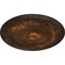 Ekena Millwork Juniper Ceiling Medallion (Fits Canopies up to 7"), Hand-Painted Rust, 36"OD x 1 1/2"P CM36JURUS - alternate 2